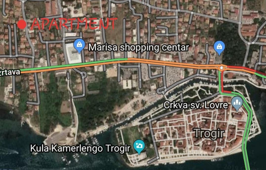 Apartman Tim Trogir Eksteriør bilde